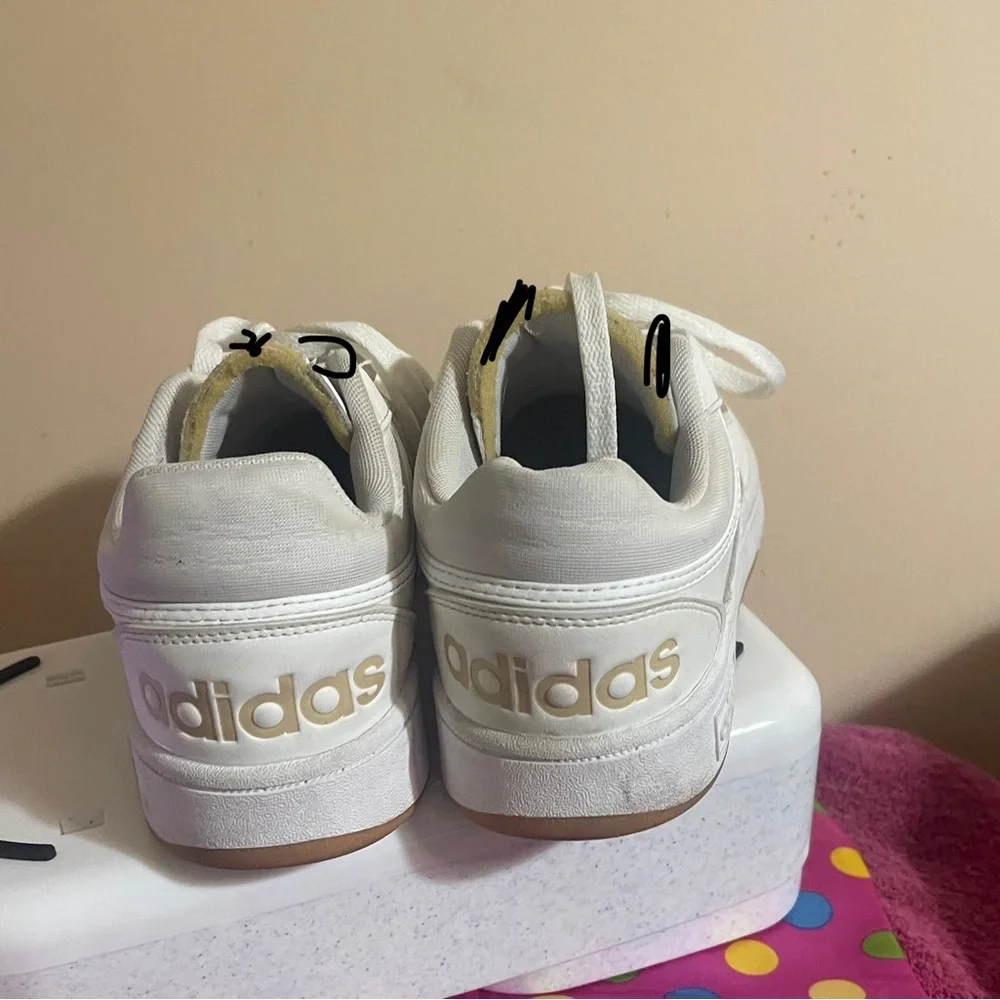 Adidas White and Gray Sneakers